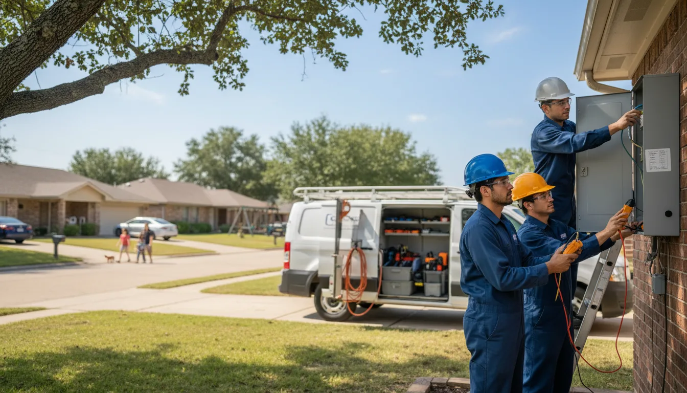 Certified electrician providing emergency electrical services in Gibson, IA